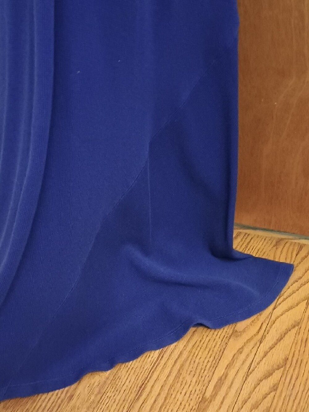 Lauren Ralph Lauren Royal Blue High-Neck Sleeveless Maxi Dress - Picture 4 of 7